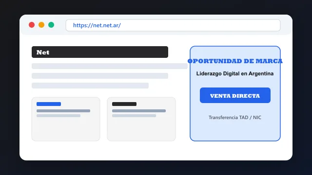 Modelo de aplicación comercial y proyectos digitales para net.net.ar